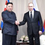 Kim Jong-un and Vladmir Putin