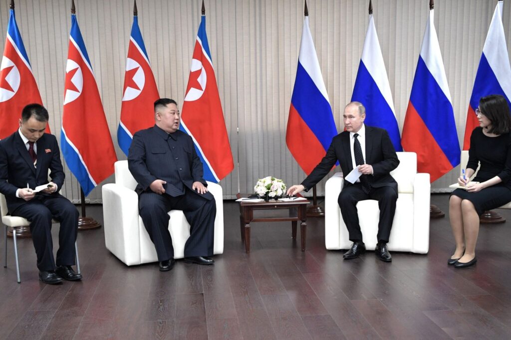 Russia and North Korea talks in 2019. Photo: The Kremlin