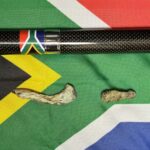 Hominid fossils on south African flag