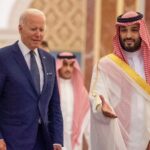 Joe Biden and Mohamad bin Salman