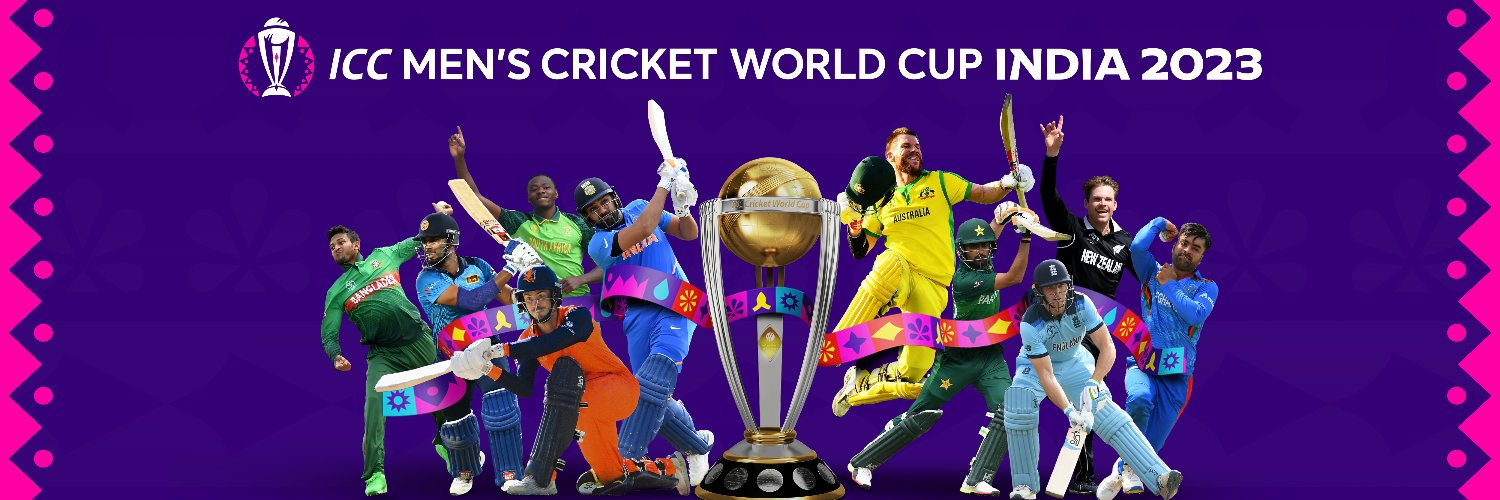 CRICKET WORLD CUP 2023 BANNER