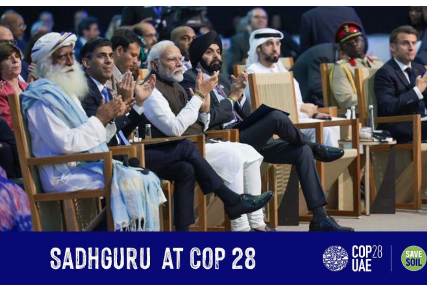 Sadhguru at COP28