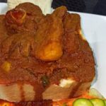 Traditional lamb bunny chow