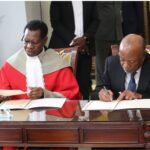 Swearing in of H.E. Dr. Nangolo Mbumba as the New President of the Republic of Namibia, and Appointment and Swearing in of H.E. as the Vice President of the Republic of Namibia