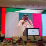 Saudi Minister of Economy and Planning Faisal Al-Ibrahim speaks at the third Saudi-Emirati Economic Forum held in Riyadh.